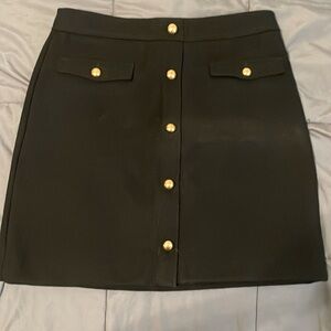 {Loft} Black mini skirt size 4